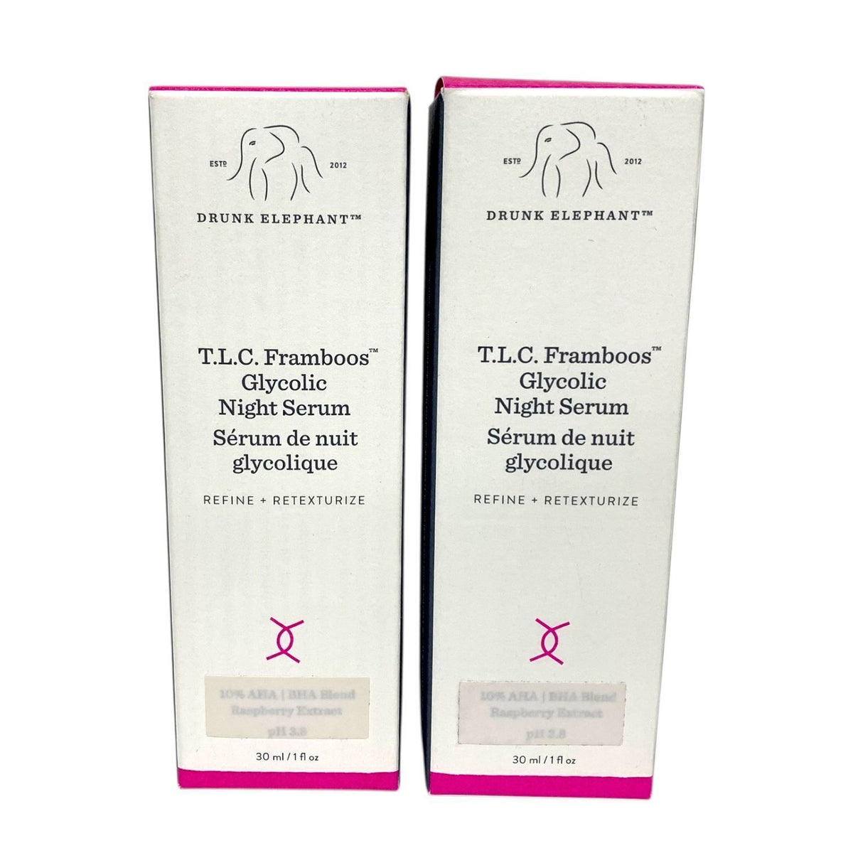 ドランクエレファント T.L.C. フランブース グリコリック ナイトセラム 30ml ×2本セット