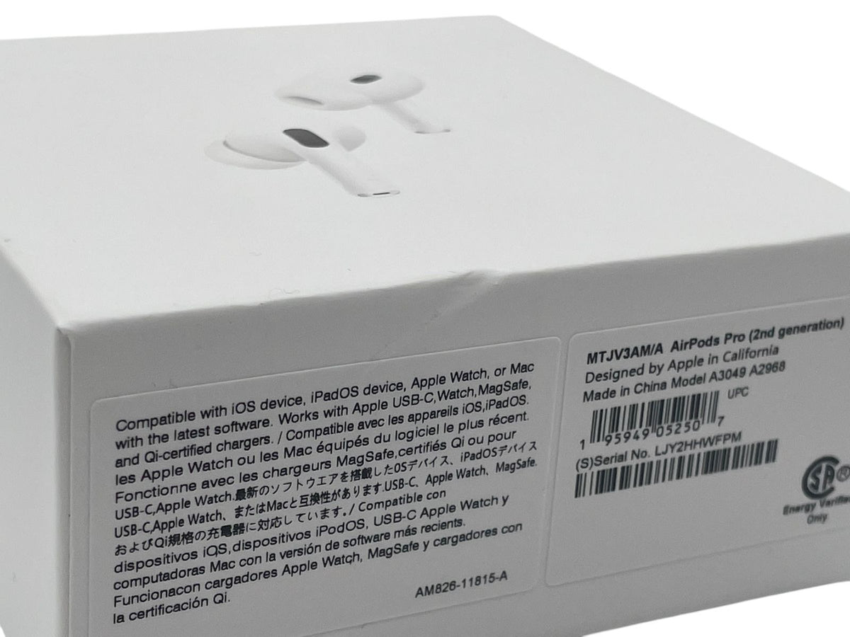 Apple AirPods Pro 第2世代 MTJV3AM/A (Model A3409 A2968)