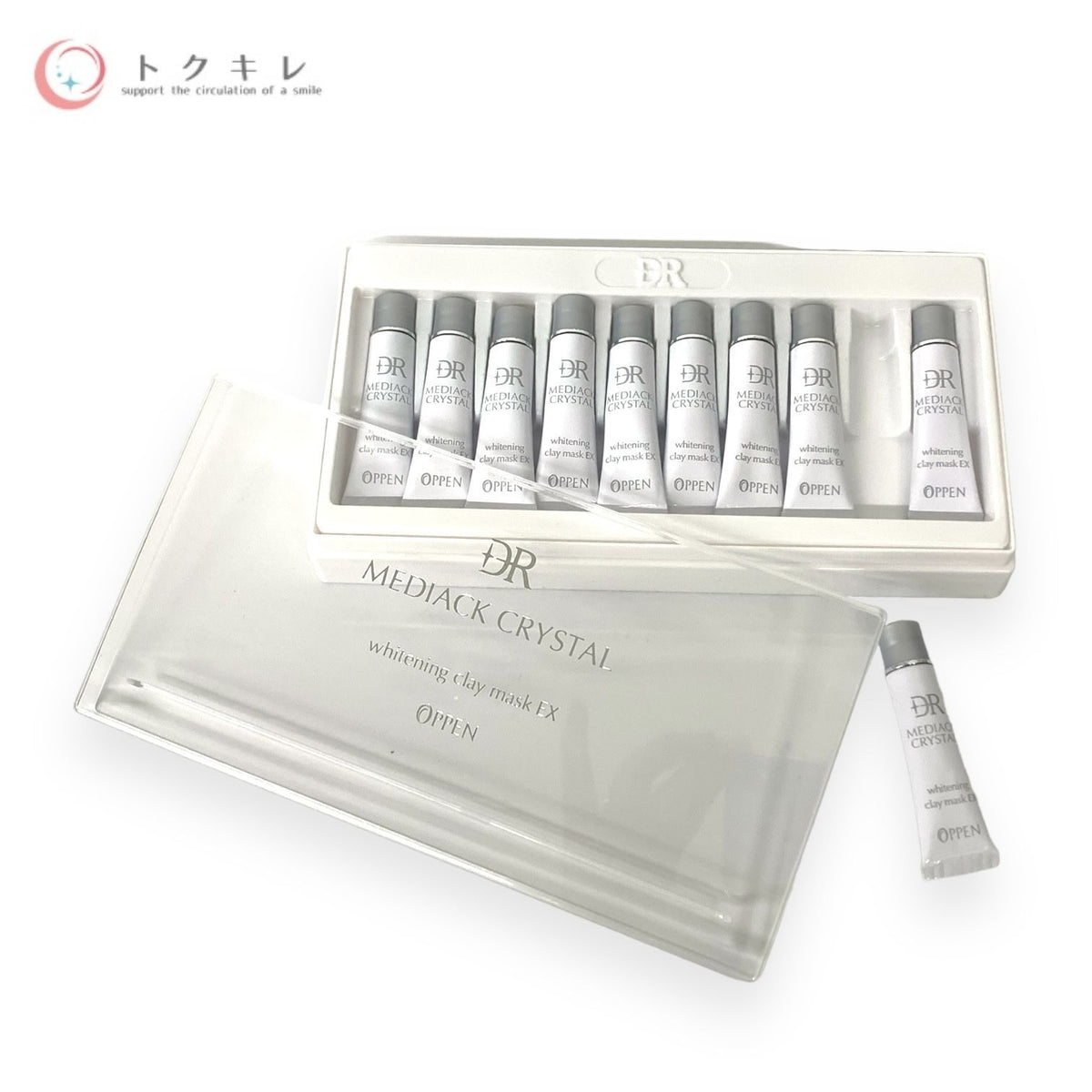 オッペン化粧品 DR メディアッククリスタル ホワイトニングクレイマスク EX 6g×10本入り