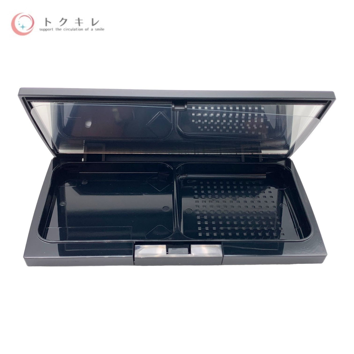 パーリー デュー 薬用リンクルホワイトパウダーセラムファンデーション シルキーカバーベージュex 10g 専用コンパクトケース パフ付き