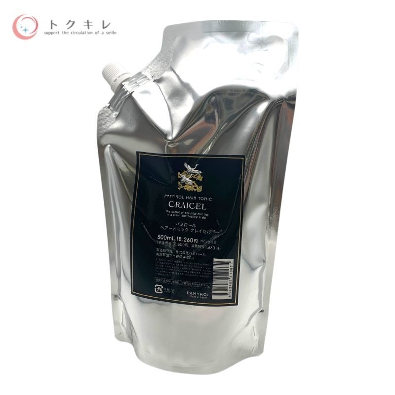 パミロール ヘアートニック クレイセル（パックタイプ） 500ml ×1個