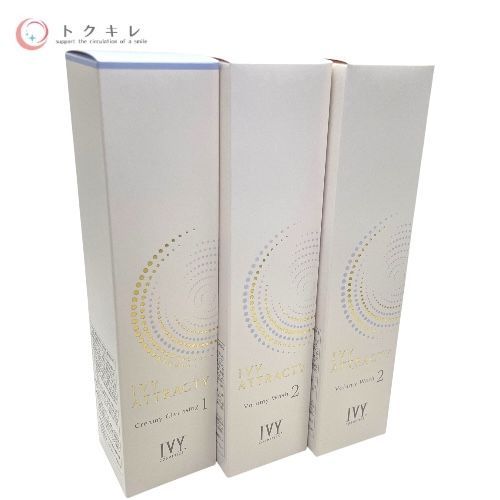 アイビー化粧品（IVY Cosmetics） アトラクティ クリーミィ クレンジング・ボリューミィ ウォッシュ クレンジング120g×1点／洗顔料120g×2点 3点セット