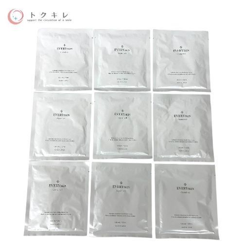 EVERYSKIN クリスタルヴェール（フェイスマスク） 32ml ×9枚セット