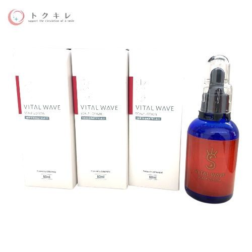 バイタルウェーブ スカルプローション（セラピュア VWローションS） 60ml ×3本セット