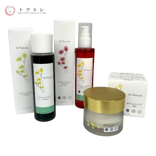サンナチュラルズ 薬用ピュアジェイクリームEX 50g ホワイトニングオイル ローション 3種セット ・サングリーンローション 120ml