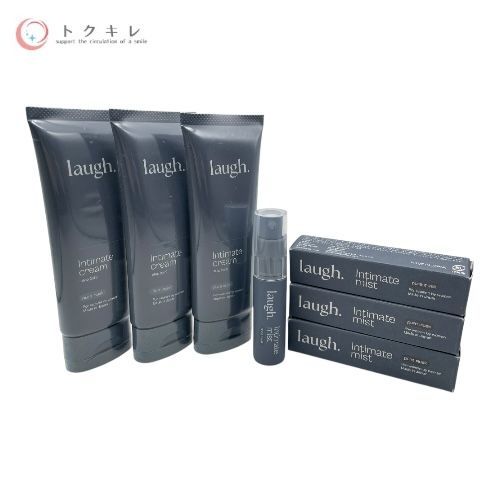 laugh. ラフドット インティメイトクリーム／インティメイトフレッシュミスト クリーム 75g ×3点、ミスト 14ml ×3点 6点セット