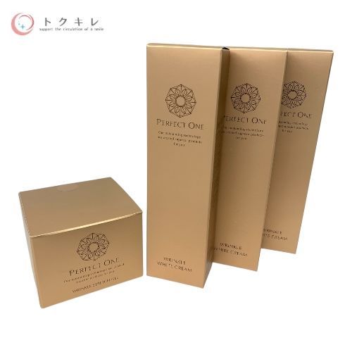 新日本製薬 パーフェクトワン 薬用リンクルケア 4点セット ・薬用リンクルストレッチジェル 50g ×1点