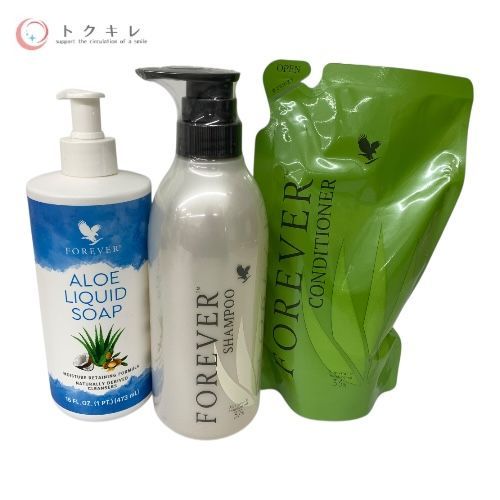フォーエバー ヘアケア・ボディケア 3点セット ・ヘアコンディショナー R 450ml（つめかえ用）