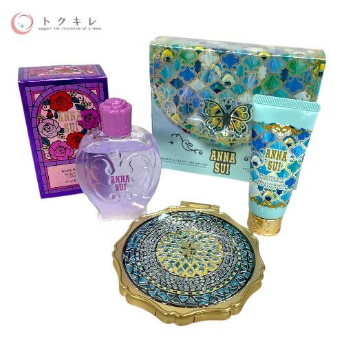 ANNA SUI（アナ スイ） ANNA SUI ローズ ボディオイル 100ml ミラー＆ハンドクリーム 2種セット アナスイ
