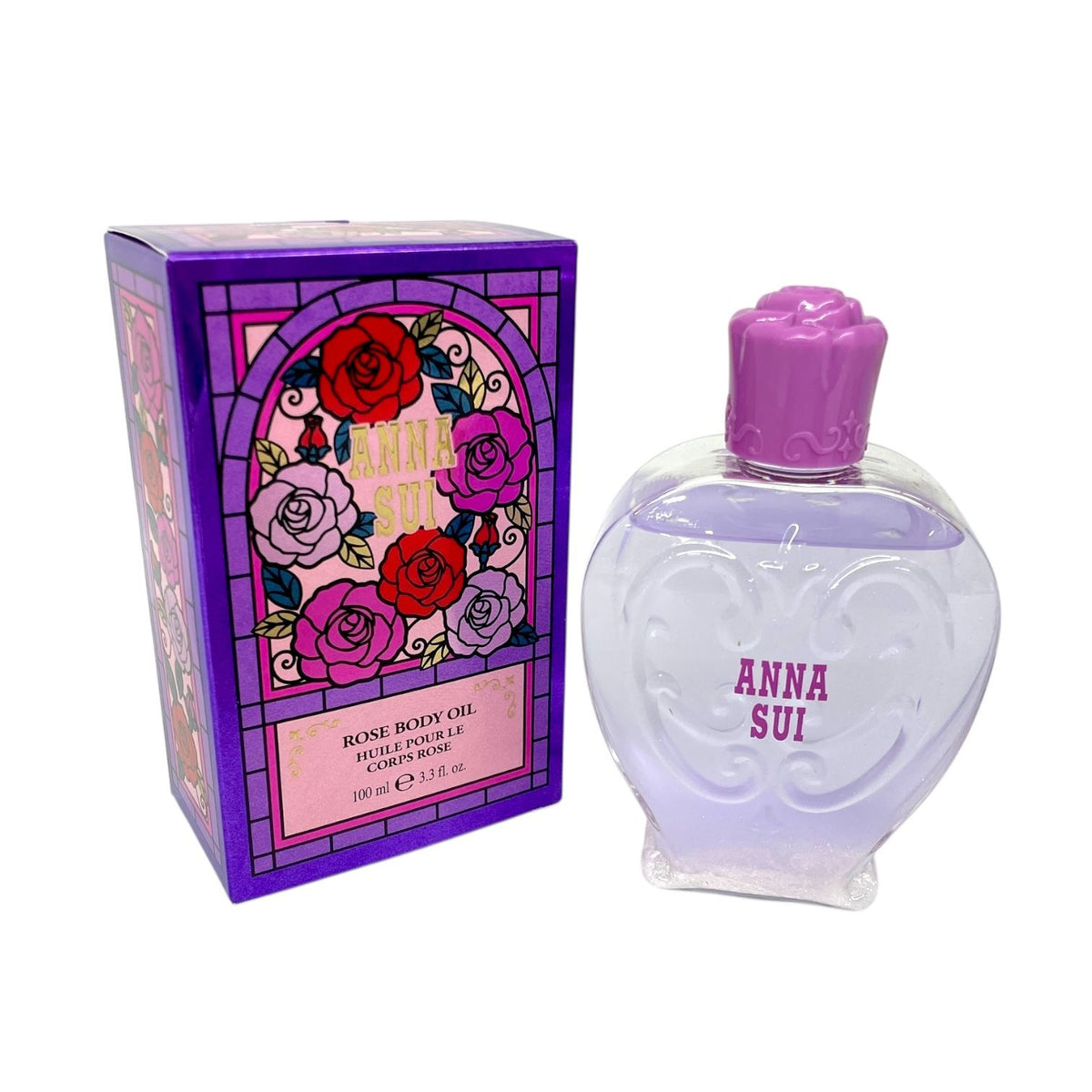 ANNA SUI（アナ スイ） ANNA SUI ローズ ボディオイル 100ml ミラー＆ハンドクリーム 2種セット アナスイ