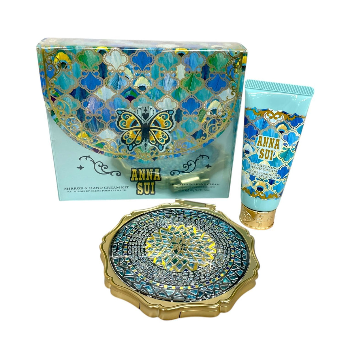 ANNA SUI（アナ スイ） ANNA SUI ローズ ボディオイル 100ml ミラー＆ハンドクリーム 2種セット アナスイ
