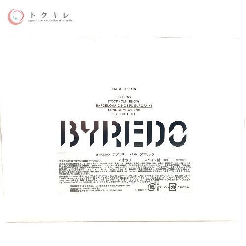 BYREDO パフューム アブソリュ バル ダフリック (香水) 100ml