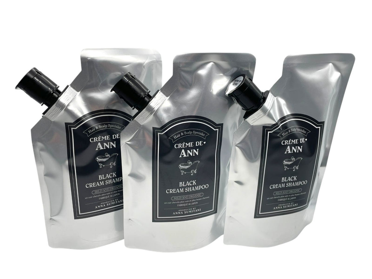 CREAM DE ANN クレムドアン クリームトリートメントブラックシャンプー 400g 3点セット