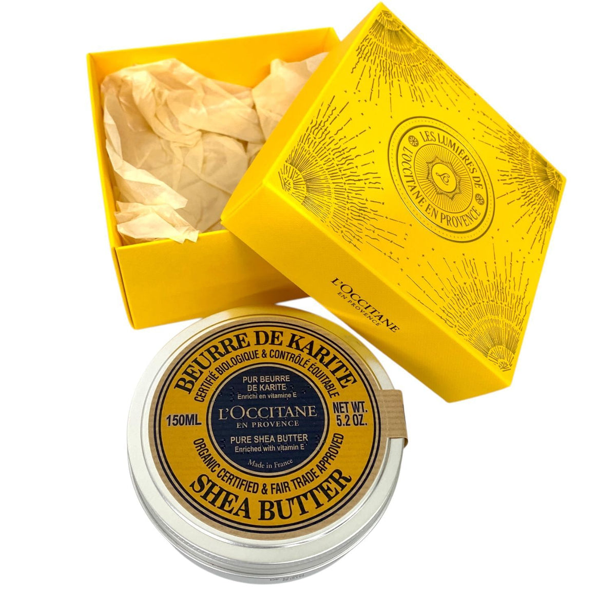 ロクシタン シアバター 150ml + スノーシア ボディクリーム 175ml 2種セット (パッケージ付き) L'OCCITANE