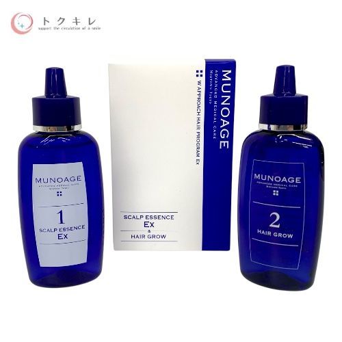 ミューノアージュ Wアプローチヘアプログラム Ex (スカルプエッセンス Ex 60ml + 薬用育毛剤 60ml)