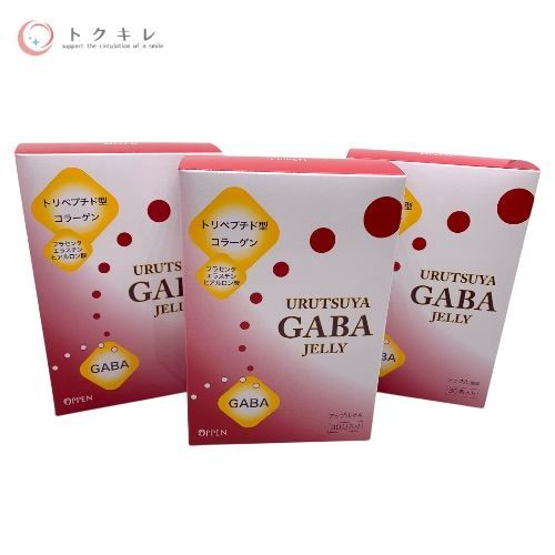 オッペン うるつや GABA ゼリー (10g×30包) 3箱セット