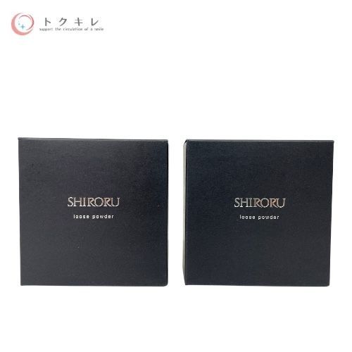 SHIRORU ルースパウダー 8g #パールパープル 他 8g + 8g 2点セット