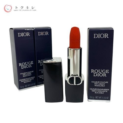 Dior (ディオール) ルージュ ディオール 3.4g #688 ヴォワル ドゥ ローズ 3本セット