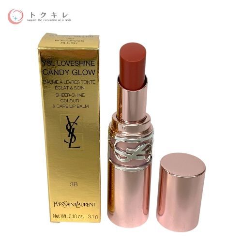 イヴ・サンローラン YSL ラブシャイン キャンディ グロウ バーム #3B ローズウッド ブラッシュ 3.1g