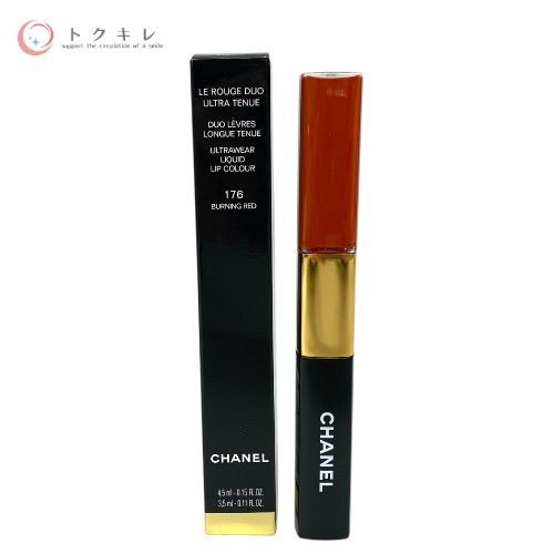 CHANEL (シャネル) ル ルージュ デュオ ウルトラ トゥニュ #176 バーニング レッド 4.5ml+3.5ml