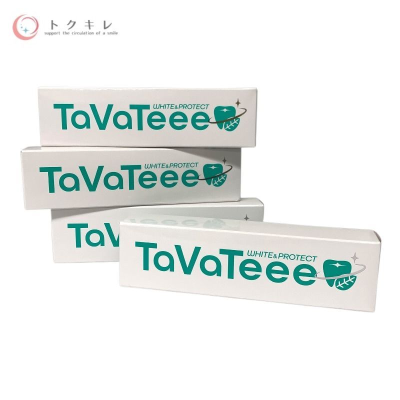 TaVaTeee (タヴァティー) ホワイトニングジェル 40g (薬用ホワイト&プロテクト歯磨きジェル) 他 40g×4個 4個セット