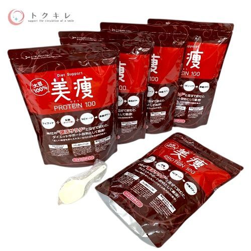 拓 美痩プロテイン (ソイプロテイン) 800g 800g×5個 5個セット