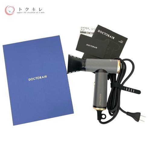 ドクターエア ミラジェットドライヤー BDR-01-BK スムースブラック 1台