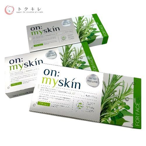 オンマイスキン ハーブピーリング ソリューション フェイス用 4ml×8個入り 3箱セット (パック)