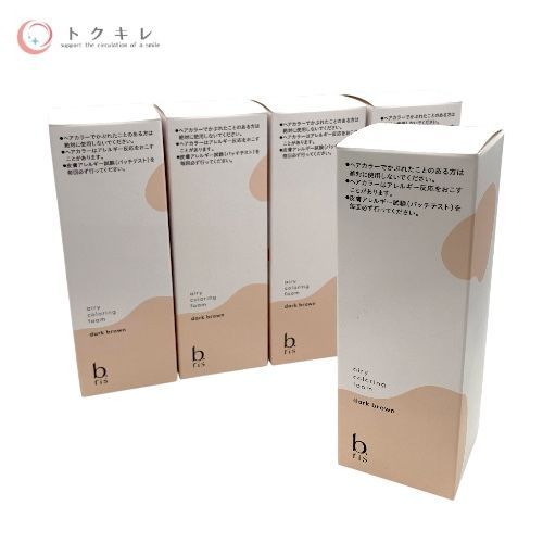 bris エアリー カラーリングフォーム（ダークブラウン） 80g 5本セット