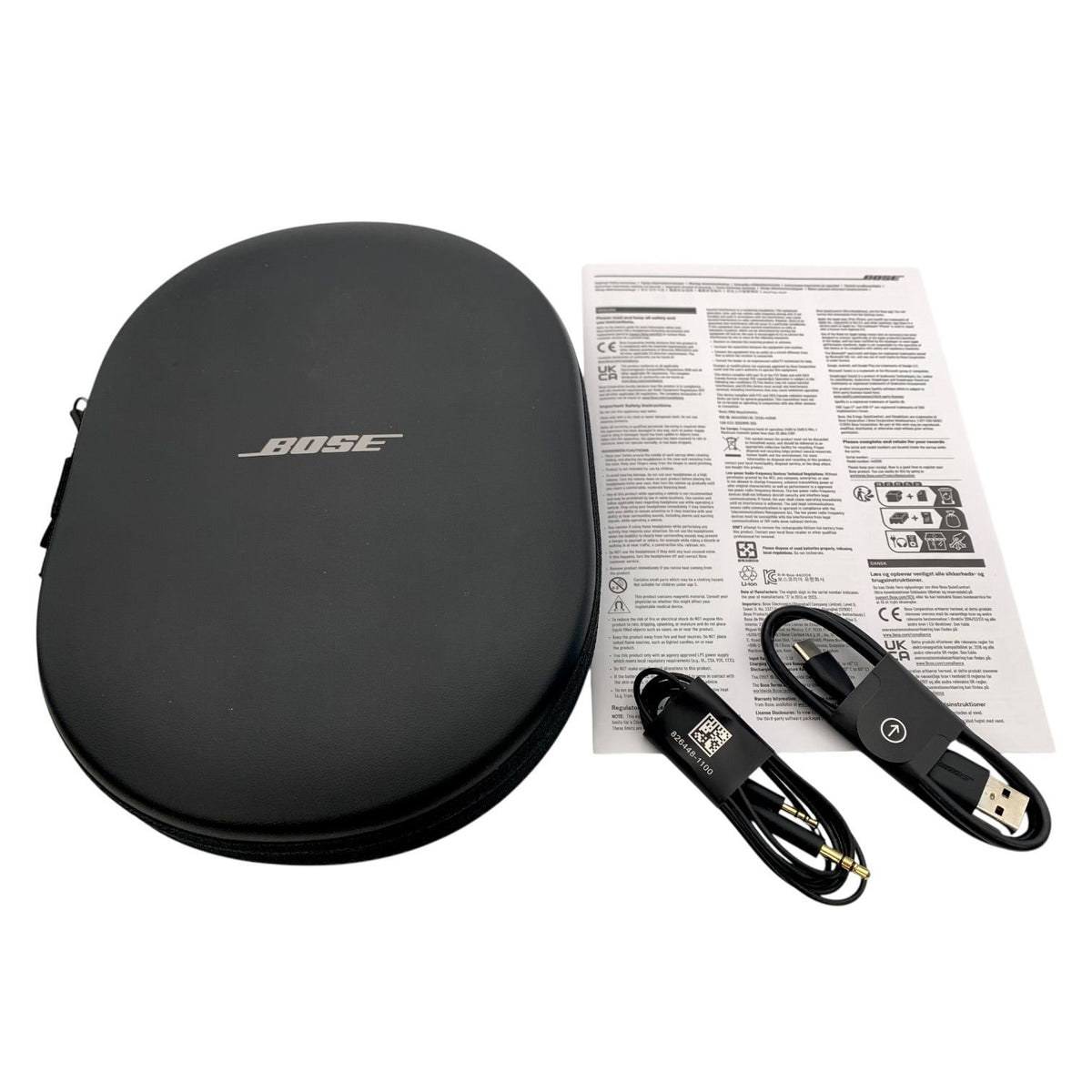 BOSE ワイヤレスヘッドホン QuietComfort Ultra Headphones ブラック (ノイズキャンセリング typeC IPX4 最大24時間再生 空間オーディオ対応)