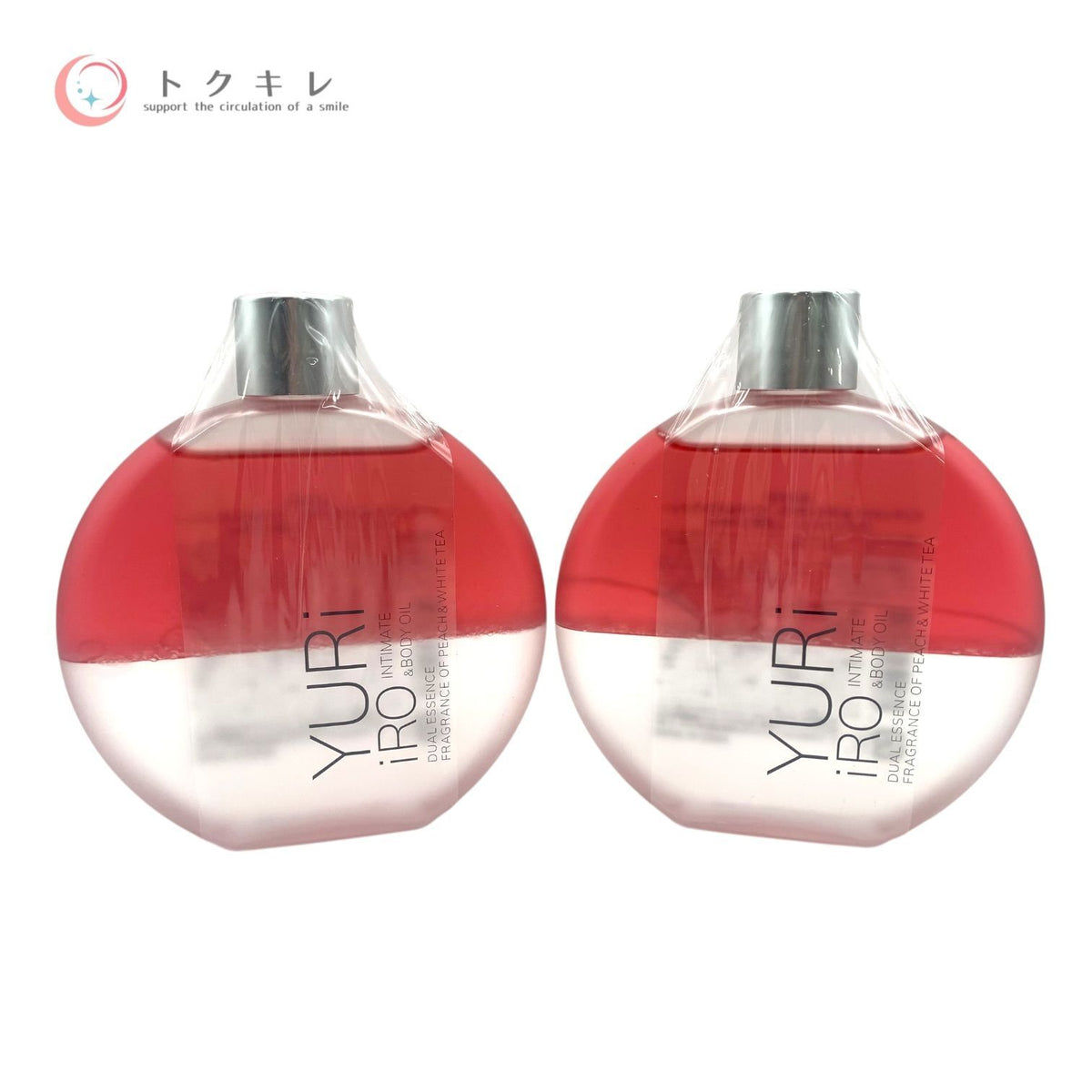 ユリイロ インティメイト&ボディオイル ピーチ&ホワイトティー 100ml 2本セット