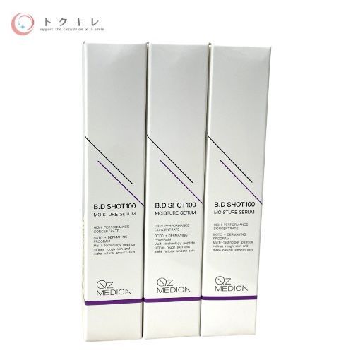 Qz MEDICA（キューズメディカ） B.D SHOT100 モイスチャーセラム 25ml ×3本セット