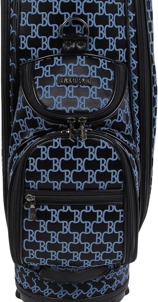 BLACK CLOVER ブラッククローバー ヘッドカバーセット付き ジャガード キャディバッグ BA5PNC22 DBLU