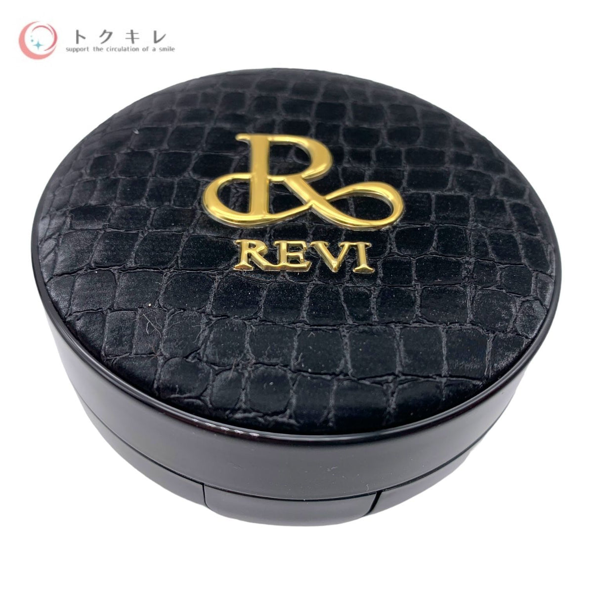 銀座ロッソ REVI ルヴィ陶肌ファンデーション 23オークル 15g（限定黒レザーパッケージ) SPF50+ PA++++