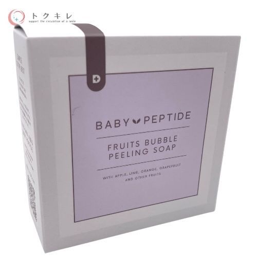 Doctors Lab Japan BABY PEPTIDE ベビーペプチド BP フルーツバブル ピーリング Pソープ (洗顔石鹸) 枠練 80g