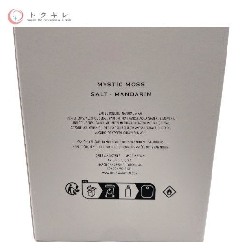 ドリス ヴァン ノッテン DRIES VAN NOTEN MYSTIC MOSS SALT・MANDARIN EAU DE TOILETTE ミスティック モス オードトワレ 200ml