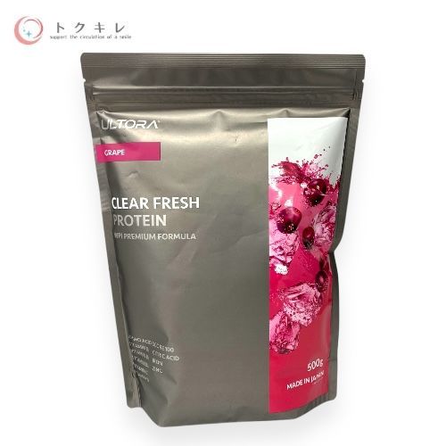ULTORA (ウルトラ) クリアフレッシュ プロテイン グレープ風味 500g