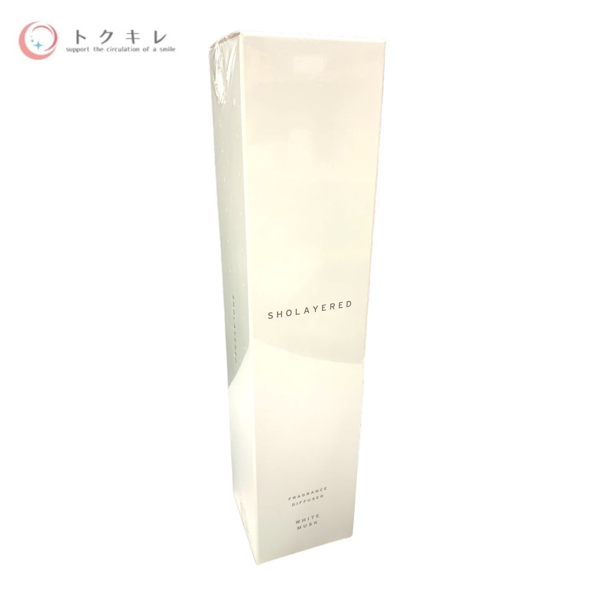 SHOLAYERED (ショーレイヤード) ルームディフューザー ホワイトムスク (室内用芳香剤) 500ml (リードスティック付)