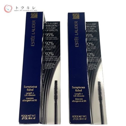 エスティローダー サンプチュアス レベル マスカラ 01 ブラック（8 mL）× 2点 2点セット