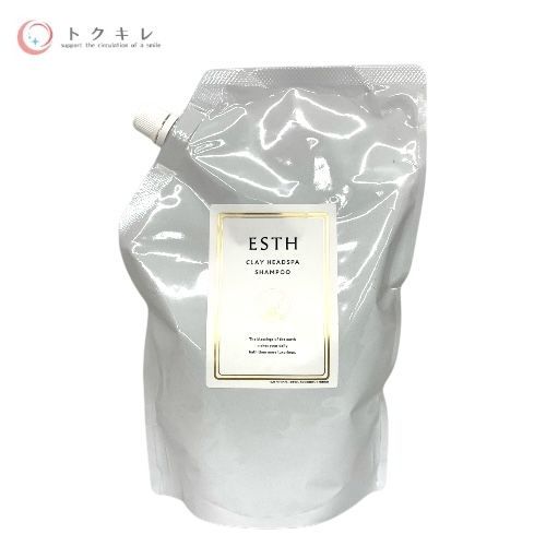 ESTH (エス) クレイヘッドスパシャンプー 詰替え用 760g (本品2回分)