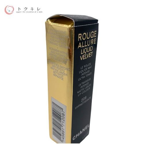 CHANEL シャネル ルージュ アリュール リクィッド ヴェルヴェット 208 イプノティザント (リップカラー) 6ml