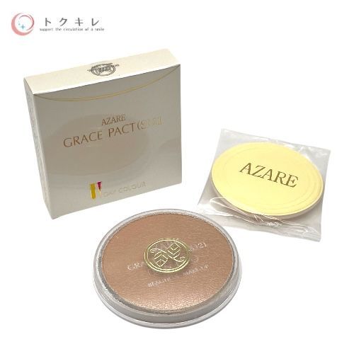 AZARE アザレ グレイスパクト (S) 21 (M) ファンデーション レフィル 12g 4号 ナチュラル 5点セット