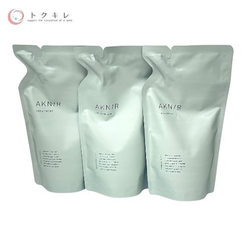 AKNIR（アクニー） ・薬用ヘアシャンプー 詰替え用 300ml ×3個 計7点セット（シャンプー3個＋トリートメント3個＋ヘアマスク1個）