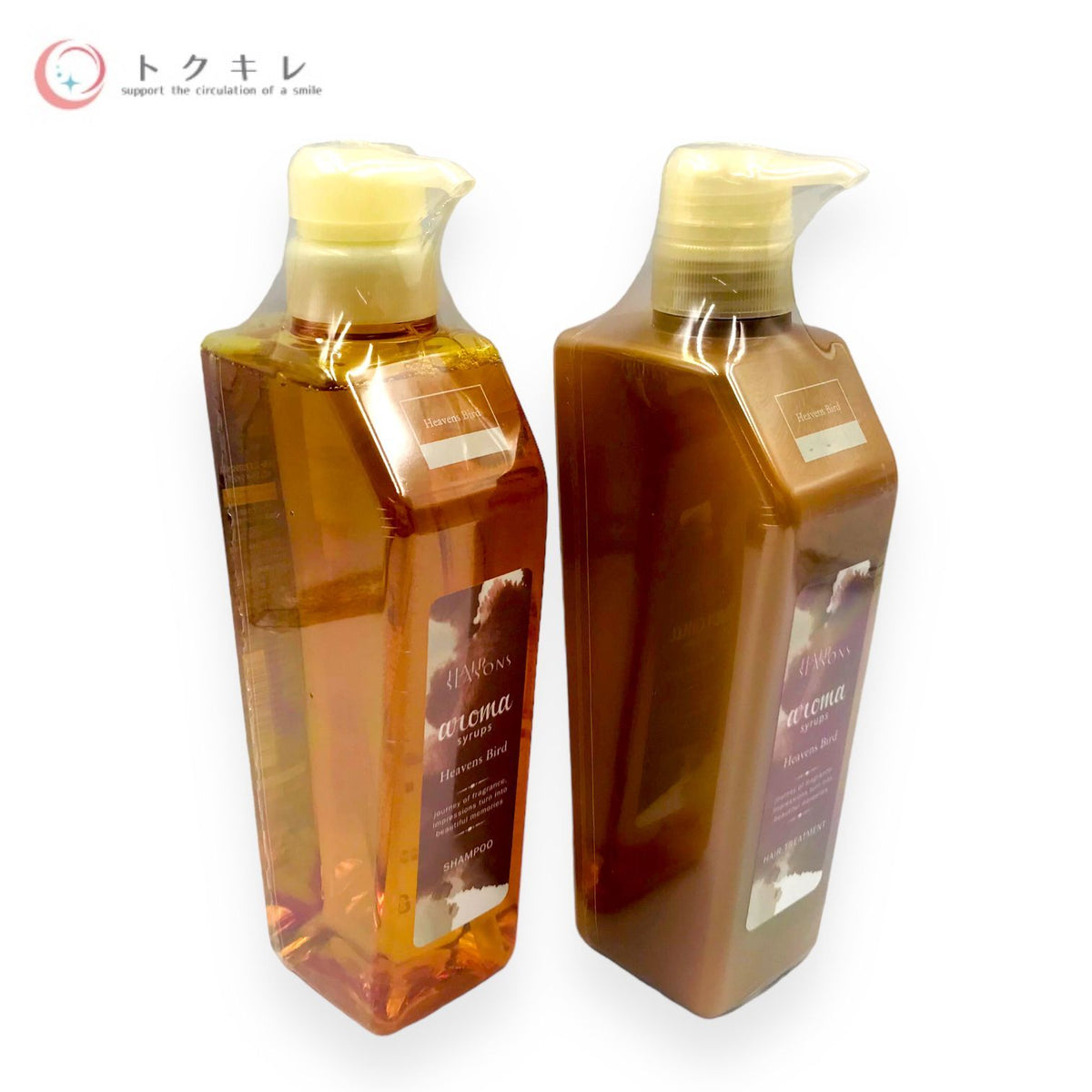 デミ コスメティクス ヘアシーズンズ アロマシロップス ヘヴンズバード シャンプー & ヘアトリートメント セット 各550ml