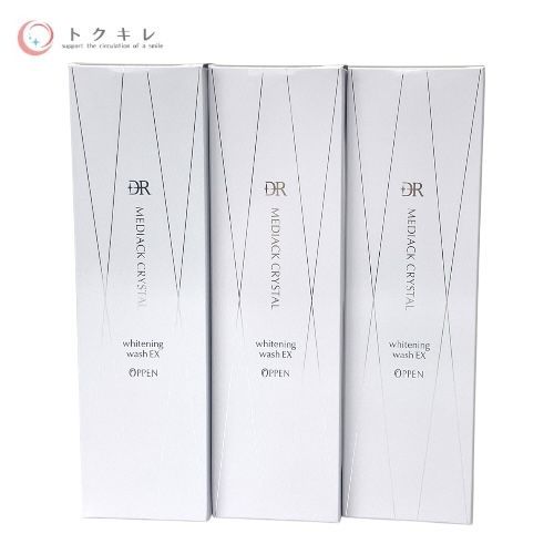 オッペン化粧品 DR メディアッククリスタル ホワイトニングウォッシュ EX 70g 3本セット