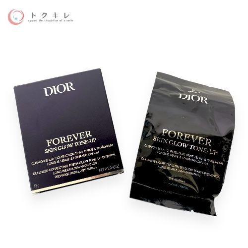DIOR ディオールスキン フォーエヴァー トーンアップ グロウ クッション 01 アプリコット リフィル