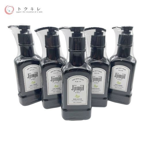 ジムジル カラーシャンプー ダークブラウン 250ml 5点セット