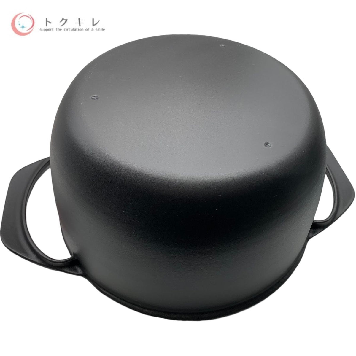 ユニロイ UNILLOY 鋳物ホーロー鍋 キャセロール 20cm マットブラック EC-2000MB 品番13269 IH対応
