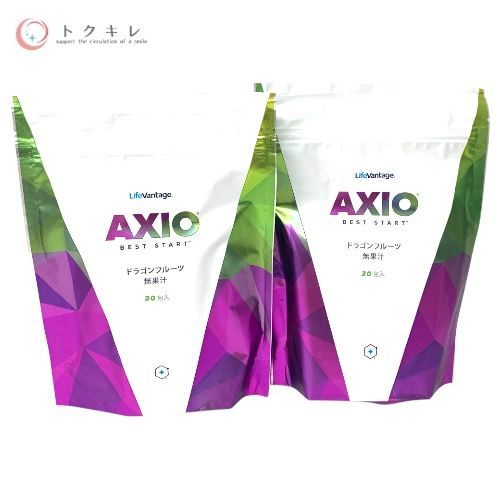 ライフバンテージ（LifeVantage） AXIO（アクシオ） ドラゴンフルーツ味 30包入 ×2袋セット