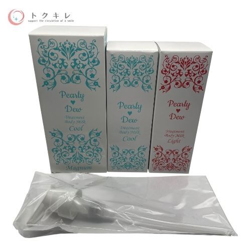 パーリーデュー（Pearly Dew） 美バディトリートメントミルク クール 780ml／クール 260ml／Light α 260ml／ポンプ 計4点セット